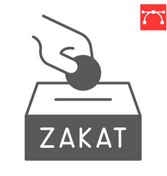 Zakat Glyph Icon