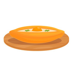 Meal Khachapuri Icon Cartoon Bread Cuisine