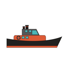 Motor Boat Icon Image