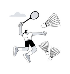 Badminton Abstract Concept