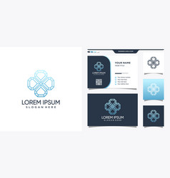 Elegant Diamond Logo With Creative Concept