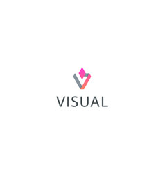 Letter V Modern Aesthetic Business Logo