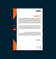 Modern Business Letter Head Design