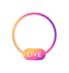 Instagram Live Vector Images Over 460