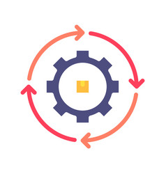 Agile Manufacturing Icon Image