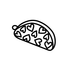 Doodle Outline Cosmetic Bag Icon