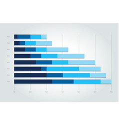 Flat Chart Graph Simply Color Editable