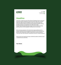 Modern Business Letter Head Design Templates