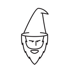 Old Man Witch Icon Logo