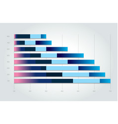 Flat Chart Graph Simply Color Editable