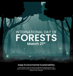 International Day Of Forests Design With A View