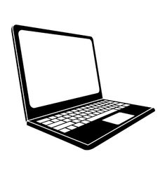 Laptop Sideview Icon Image