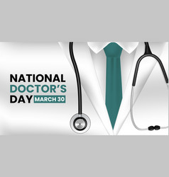 National Doctors Day Background Design