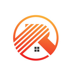 Real Estate Letter R Home Logo