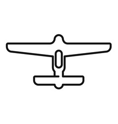 Small Plane Taxi Icon Outline Style