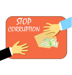 To Stop The Corruption Money In Envelope