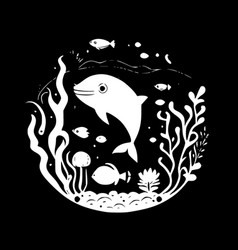 Under The Sea - Black And White