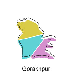 Gorakhpur City Of India Map