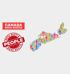 Nova Scotia Province Map Population People