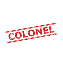 Colonel Watermark With Corroded Style And Double