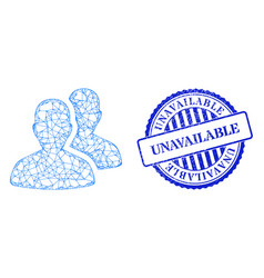 Distress Unavailable Badge And Network Users Mesh