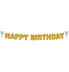 Happy Birthday Garland Party Bunting Big Letters