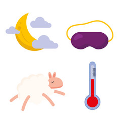 Sleeping Mask Moon Sheep And Thermometer