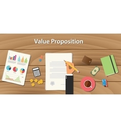 Value Proposition Concept With Hand