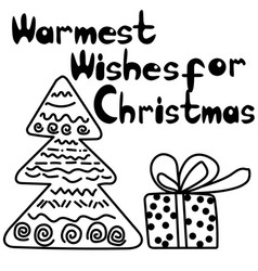 Warmest Wishes For Christmas Holiday Card