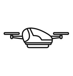 Innovative Drone Taxi Icon Outline Style