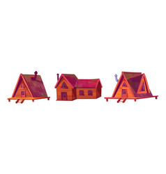 Wooden Cabin Clipart Summer Forest House