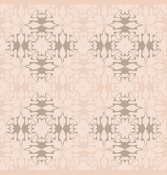 Gray Beige Carved Arabic Style Seamless Pattern