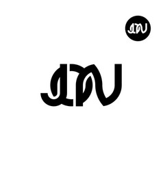 Letter Jon Monogram Logo Design