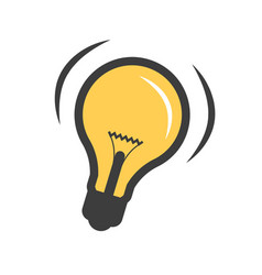 Lightbulb Flat Icon