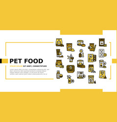 Pet Products Food Landing Header