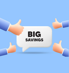 Big Savings Tag Special Offer Price Sign 3d