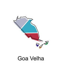 Goa Velha City Of India Map