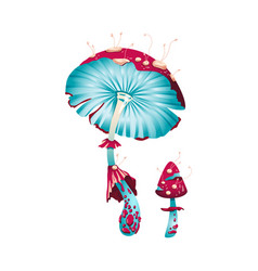 Magic Fantasy Mushroom Unusual Glowing Fabolous