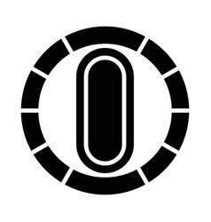 Velodrome Glyph Icon For Personal And Commercial