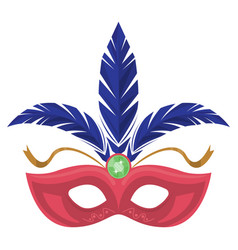 Mardi Gras Red Mask