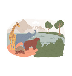 National Parks Creation Isolated Concept