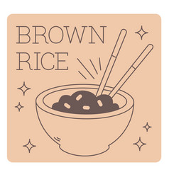 Brown Rice Label Line