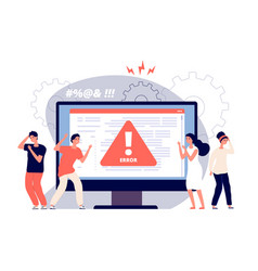 Computer Error Warnings Unavailable Page Users