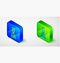 Isometric Line Arrow For Switching The Railway