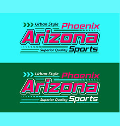 Arizona City Racing Typeface