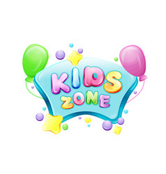 Cartoon Kids Zone Poster Template