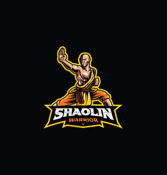 Shaolin Mascot Logo Design