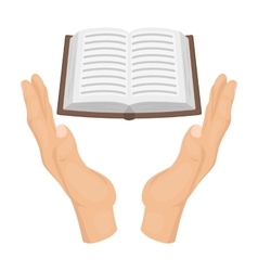 Book Donation Icon In Cartoon Style Isolated