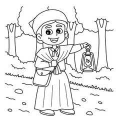 Harriet Tubman Of Juneteenth Coloring Page