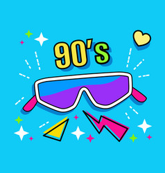 Neon Retro Ski Sunglasses Collection 90s